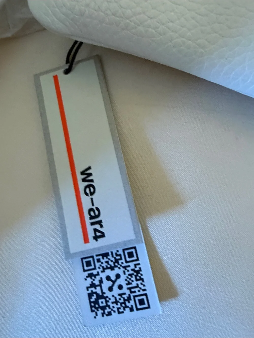 we-ar4 White Envelope Crossbody Bag